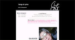 Desktop Screenshot of eva-richter-musiclyrics.de